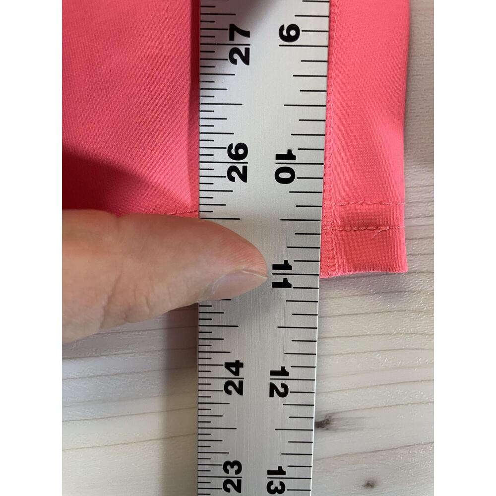 White Birch Shorts Womens 1XL Neon‎ Coral Biker Stretch Activewear High Waist - Picture 4 of 9